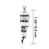 Francis Drake Flag of Pirate ~ Sterling Silver Jewelry Pendant TP3085 - Jewelry