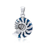 Stunned by the Beautiful Spiral ~ Nautilus Pendant TP3106 - Jewelry