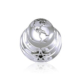 Tierra, Luna y Pentáculo Plata de Ley TP3139