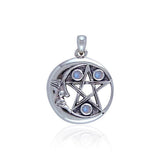 Magick Moon Silver Pendant TP3143