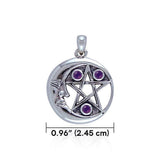 Magick Moon Silver Pendant TP3143