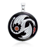 Yin Yang Dragon Pendant TP3207 - Jewelry