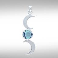 Blue Moon Pendant TP3238 - Jewelry