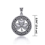 Celtic Knot Shamrock Pendant TP3243 - Jewelry