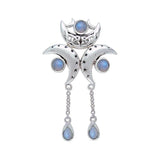 Blue Moon Silver Pendant TP3267 - Jewelry