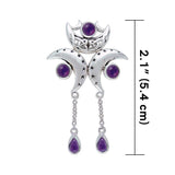 Blue Moon Silver Pendant TP3267 - Jewelry
