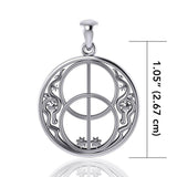 Silver Chalice Well Pendant TP3278 - Jewelry