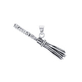 Silver Broomstick Pendant TP3303