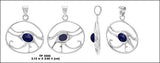Eye of Horus, subtle imagery with strong energy ~ Sterling Silver Jewelry Pendant TP3306 - Jewelry