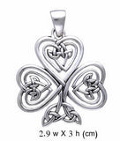 Celtic Knot Shamrock Pendant TP3415