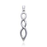 Celtic Knotwork Twist Silver Pendant TP343 - Jewelry