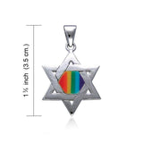 Star of David Rainbow Pendant TP3520 - Jewelry