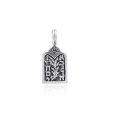 Ten Commandments Silver Pendant TP3536