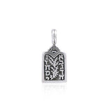 Ten Commandments Silver Pendant TP3536 - Jewelry