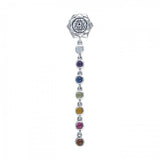 Silver and Gems Chakra Life Force Pendant TP3574