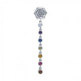 Silver and Gems Chakra Life Force Pendant TP3574 - Jewelry