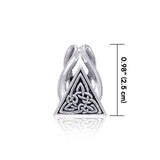 Celtic Trinity Knot Silver Slider Pendant TP3593 - Jewelry