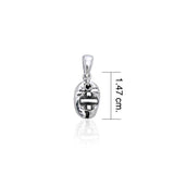Divided by Coffee Bean Silver Pendant TP393 - Jewelry