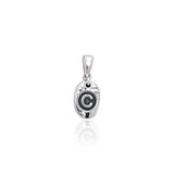 Copyright on Coffee Bean Silver Pendant TP403 - Jewelry