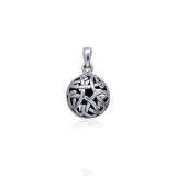 Celtic Knotwork Silver Pendant TP540