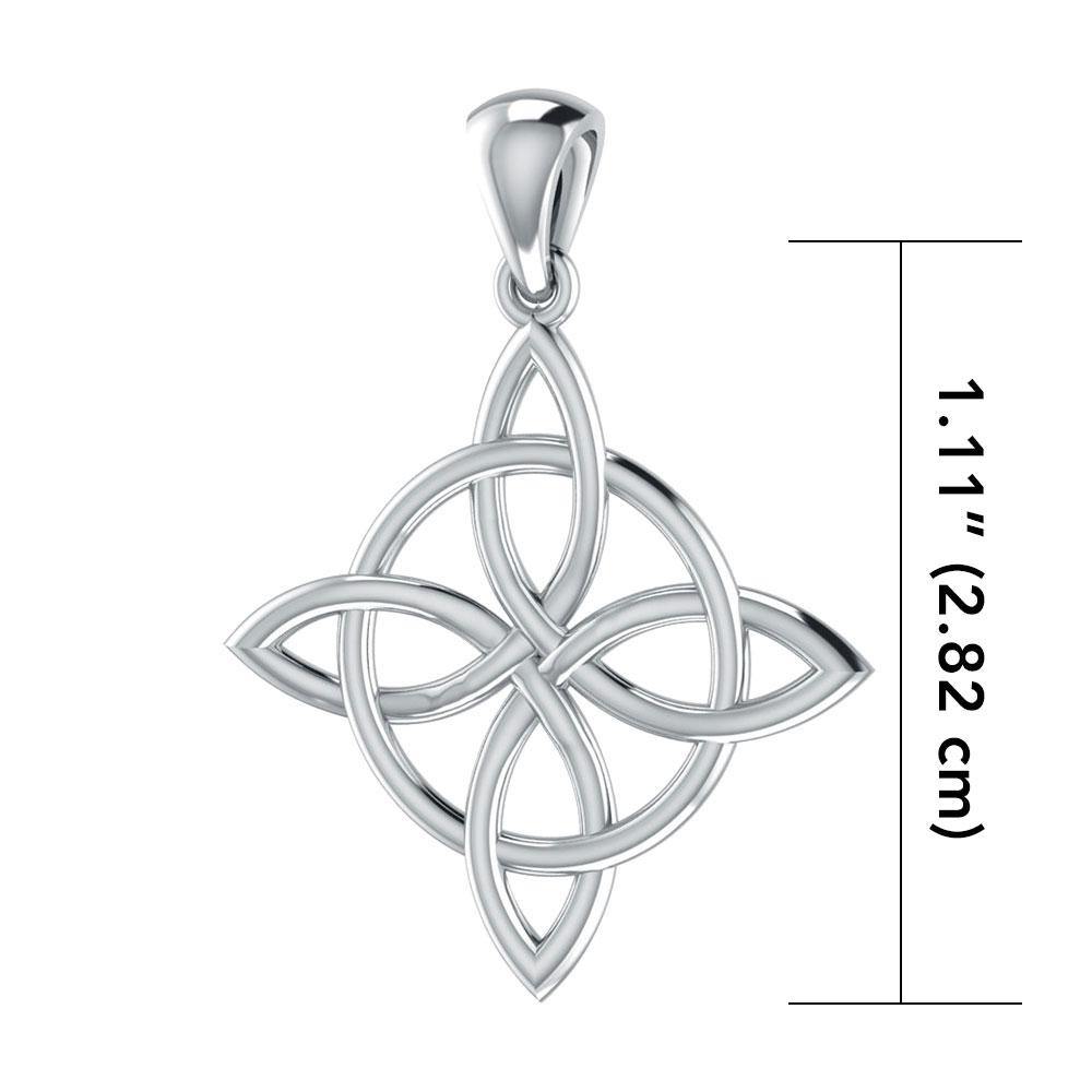 thumbnail image 2 of 10x8MM Oval Simulated Alexandrite Celtic Knot Pendant - 925 Sterling Silver 2 of 14