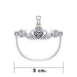 Celtic Triskele Claddagh Charm Holder Pendant TP942 - Jewelry