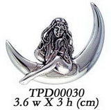 Child of the Moon Fairy Silver Pendant TPD030
