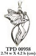Fairy in your dreams ~ Sterling Silver Jewelry Pendant TPD958