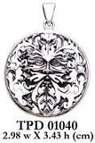 Oberon Zell Green Man Silver Pendant TPD1040