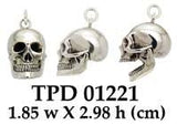 Moveable Skull Silver Pendant TPD1221 - Jewelry