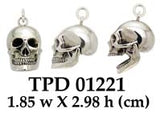 Moveable Skull Silver Pendant TPD1221