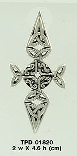 Celtic Cross Silver Pendant TPD1820