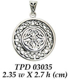 Celtic Knotwork Silver Pendant TPD3035