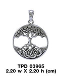 Modern Tree of Life Pendant TPD3965
