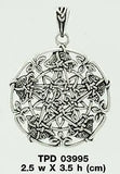Brigid Ashwood Celtic Moon The Star Sterling Silver Pendant TPD3995