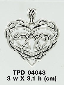 Cari Buziak Celtic Heart Pendant TPD4043