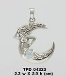 Celtic Knot Moon Goddess Pendant TPD4323