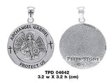 Archangel Gabriel Medallion Pendant TPD4642 - Jewelry