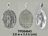 Archangel Raphael Medallion Pendant TPD4643 - Jewelry