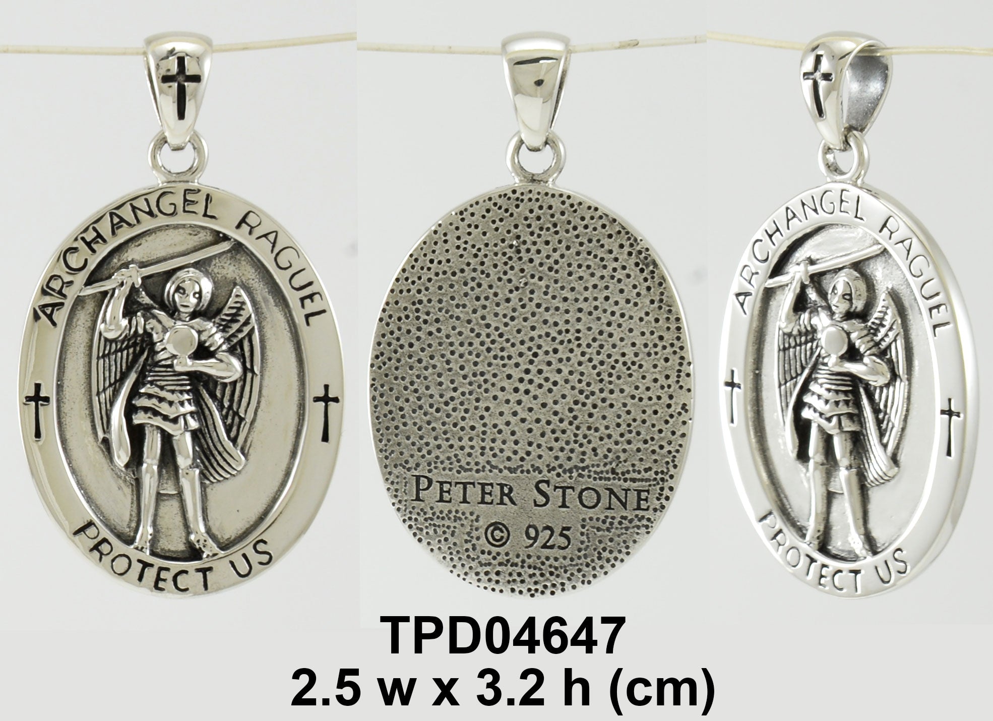Archangel Raguel  Medallion Pendant TPD4647