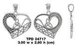 Celtic Heart Pendant TPD4717