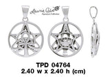 Ankh Triquetra Silver Pendant TPD4764
