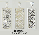 Celtic Knotwork Sterling Silver Pendant TPD5073