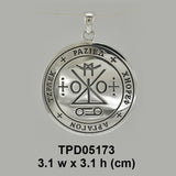 Sigil of the Archangel Raziel Silver Pendant TPD5173