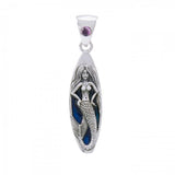 Sea Mistress On Surf Silver Pendant TPD077