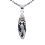 Sea Mistress On Surf Silver Pendant TPD077 - Jewelry