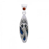 Sea Mistress On Surf Silver Pendant TPD077 - Jewelry