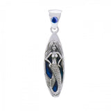 Sea Mistress On Surf Silver Pendant TPD077 - Jewelry