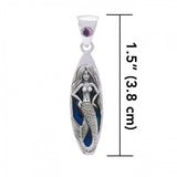 Sea Mistress On Surf Silver Pendant TPD077 - Jewelry