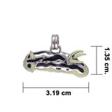 Nudibranch Sterling Silver Pendant TPD093 - Jewelry